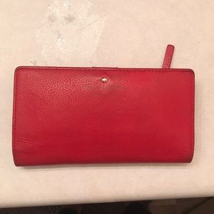 Red Kate Spade Wallet